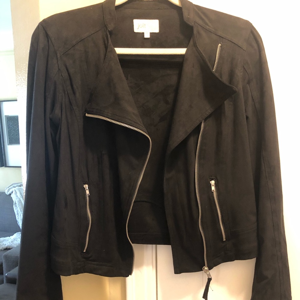 Ultra Suede Fringed Jacket